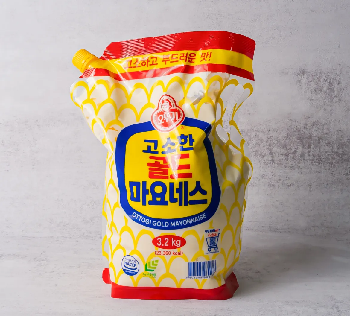 오뚜기 골드 마요네즈 3.2kg 대용량 파우치 패키지 외형 메인 이미지