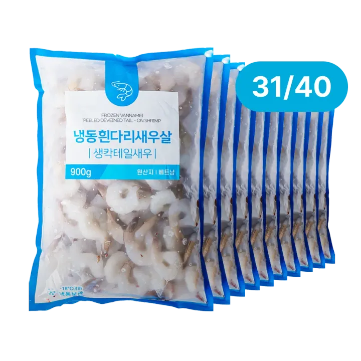 외국산 냉동 생새우살 PDTO 31-40 900g/PK 대표 이미지