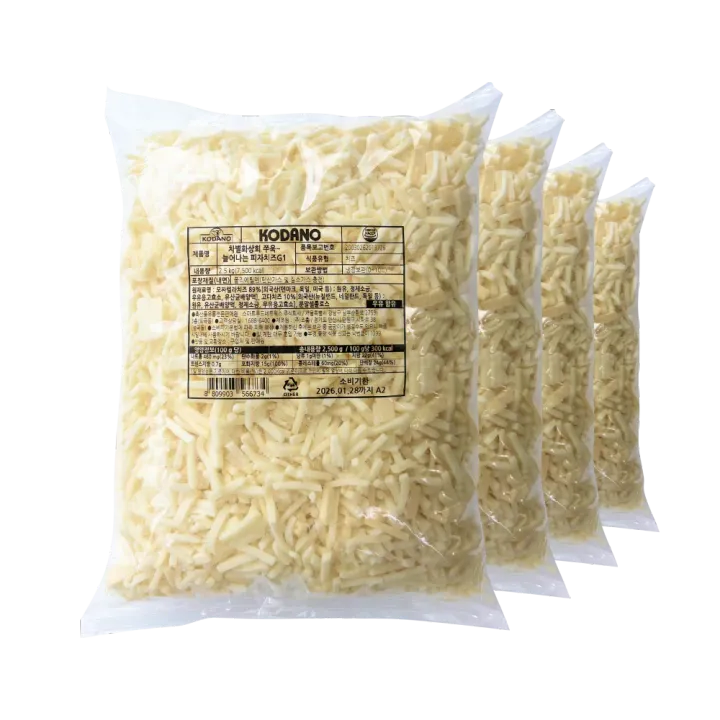 차별화상회 쭈욱늘어나는 모짜렐라 피자치즈G1 (자연100%,고다10%) 2.5kg/PK 대표 이미지