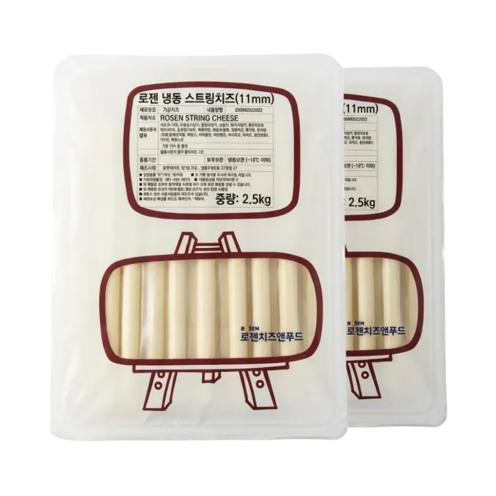 로젠 냉동 스트링치즈 (11mm) 2.5kg/EA 대표 이미지