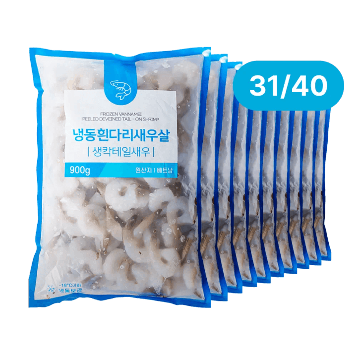 외국산 냉동 생새우살 PDTO 31-40 900g/PK 대표 이미지